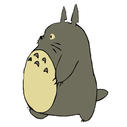 Telegram stiker «Totoro» 🚶