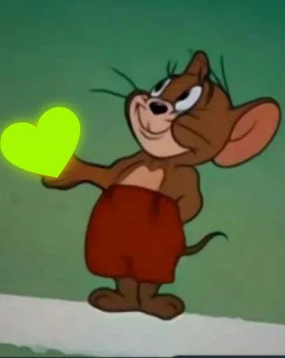 Telegram Sticker «Tom & Jerry» 💚