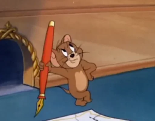 Стікер Telegram «Tom & Jerry» 😐