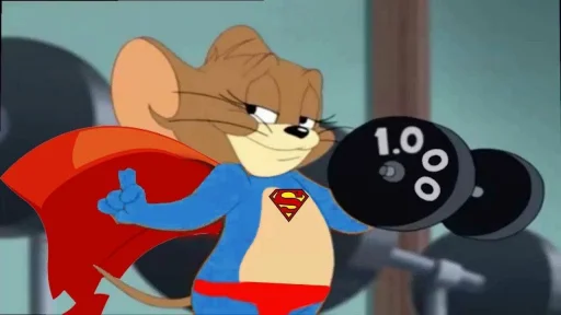 Tom & Jerry stiker 🦸‍♂