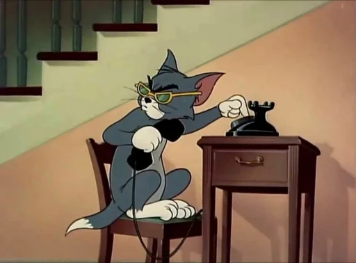 Стикер Tom & Jerry 📞