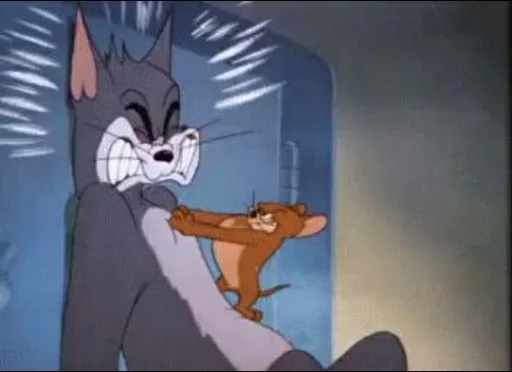 Tom & Jerry emoji 😠