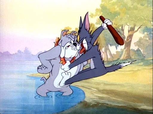 Стикер Tom & Jerry 🤬