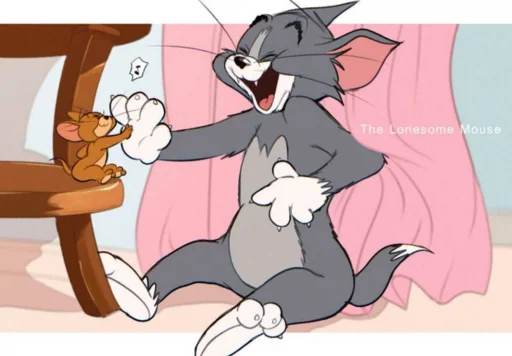 Tom & Jerry emoji 😃