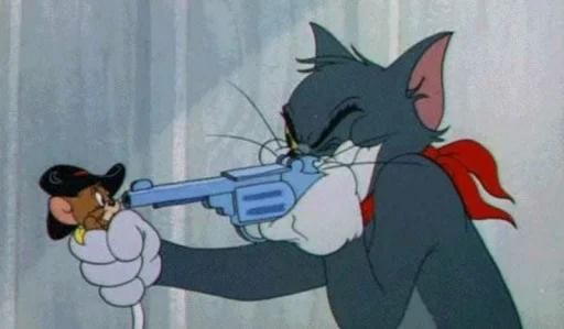 Tom & Jerry stiker 😵