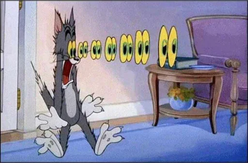 Tom & Jerry stiker 😱