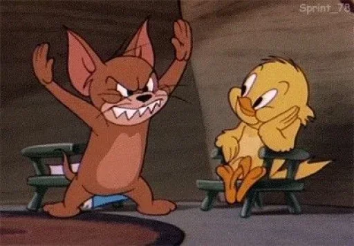 Tom & Jerry emoji 🦇
