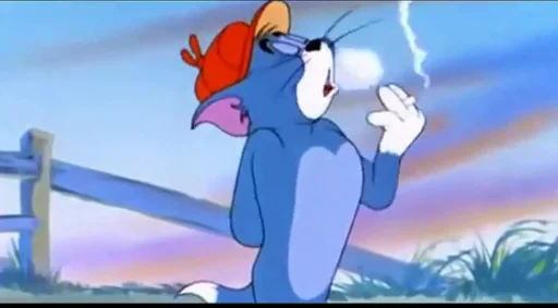 Tom & Jerry sticker 😶