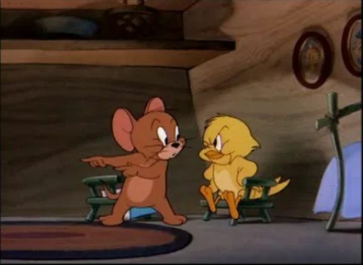 Tom & Jerry sticker 😳