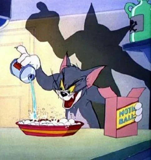Tom & Jerry sticker 😞