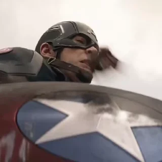 Captain America stiker 😱