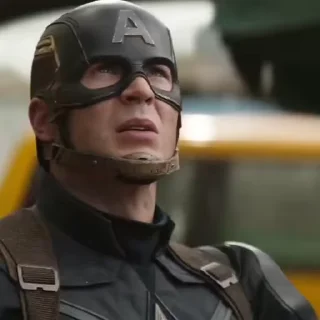 Captain America stiker 🤨