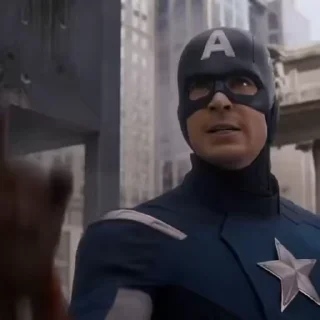 Стікер Captain America ☝