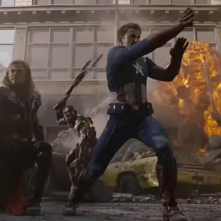 Стікер Captain America 🤘