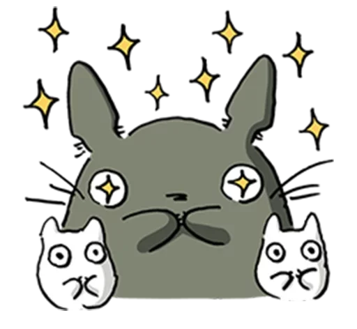Эмодзи Totoro 😏