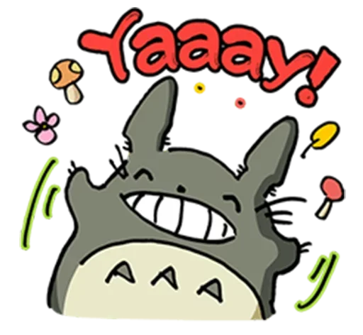 Эмодзи Totoro 😒