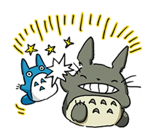 Эмодзи Totoro 🤨