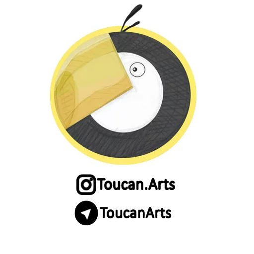 Стикер Telegram «Toucan_family» 📝