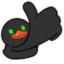 Эмодзи телеграм Toxic Duck