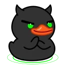 Toxic Duck emoji 😈