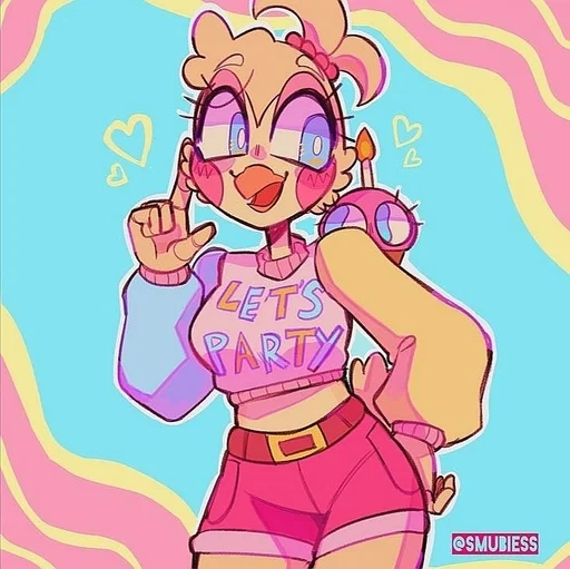 Toy Chica /FNAF sticker 🌟