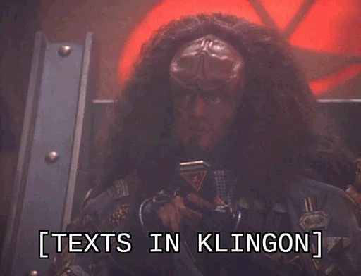 Telegram stickers Star Trek Reacts