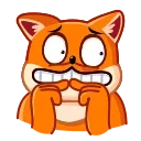 Feisty Fox emoji 😨
