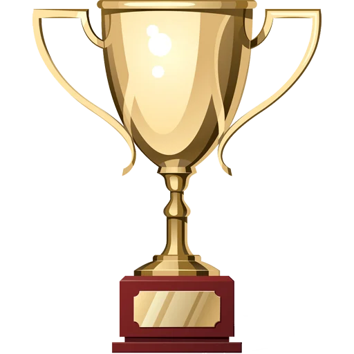 Telegram Sticker «Trophy Congrats » 🏆