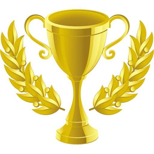 Стикер Telegram «Trophy Congrats» 🏆