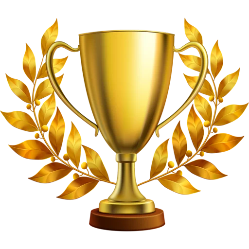 Telegram Sticker «Trophy Congrats» 🏆