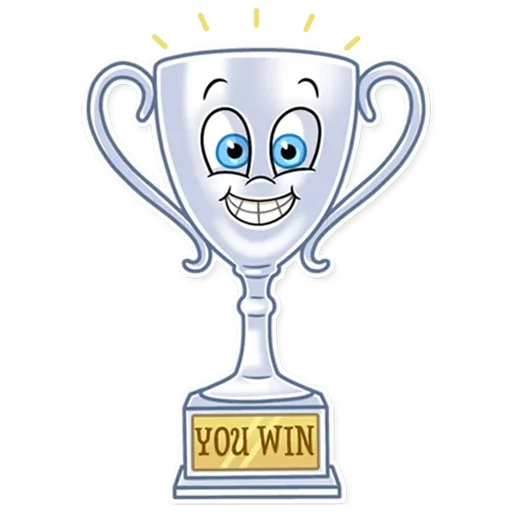 Telegram stiker «Trophy Congrats» 🏆