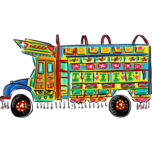 Стікер Telegram «Truck Art» 🚚
