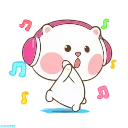 TuaGom Puffy Bear emoji 💃