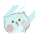 TuaGom Puffy Bear emoji 👋