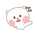 TuaGom Puffy Bear stiker 👋