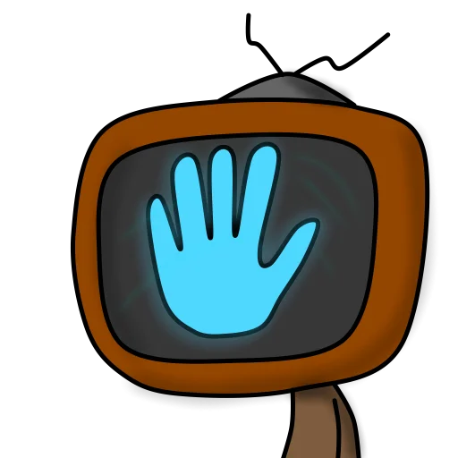 Telegram Sticker «TV - Head» ?