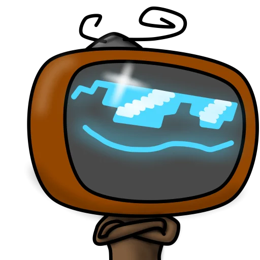 TV - Head emoji 