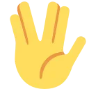 Twemoji Hands emoji 🖖