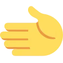 Twemoji Hands emoji 🫲