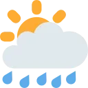 Twemoji Time & Weather emoji 🌦️