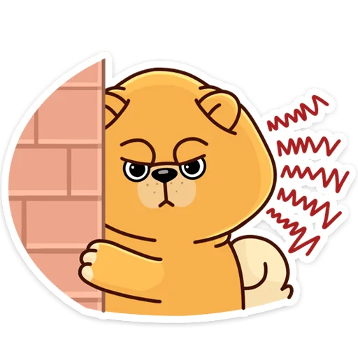 Telegram Sticker «Тао» 😠