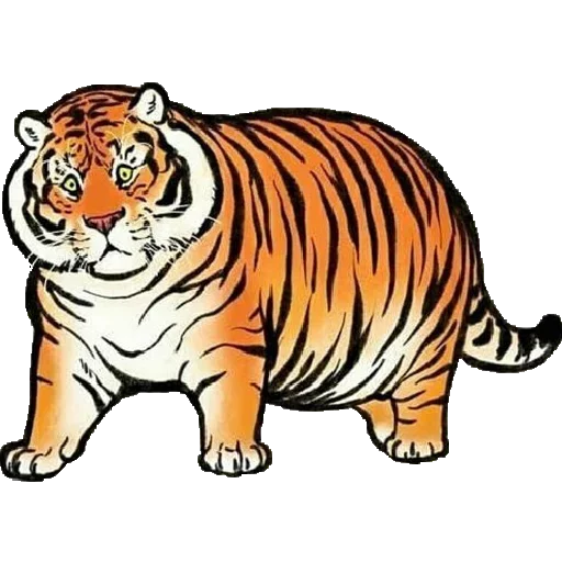 Telegram Sticker «Tiger» 😋