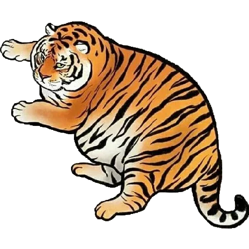 Telegram Sticker «Tiger» 😙