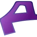 Фиолетовый шрифт emoji 🏚
