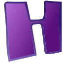 Фиолетовый шрифт emoji 🛢