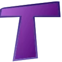 Фиолетовый шрифт emoji 🛻