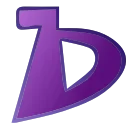 Эмодзи Фиолетовый шрифт 🗄