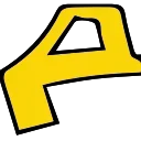 Желтые буквы emoji 📀