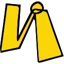 Желтые буквы emoji 🪀