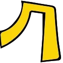 Желтые буквы emoji ❤️